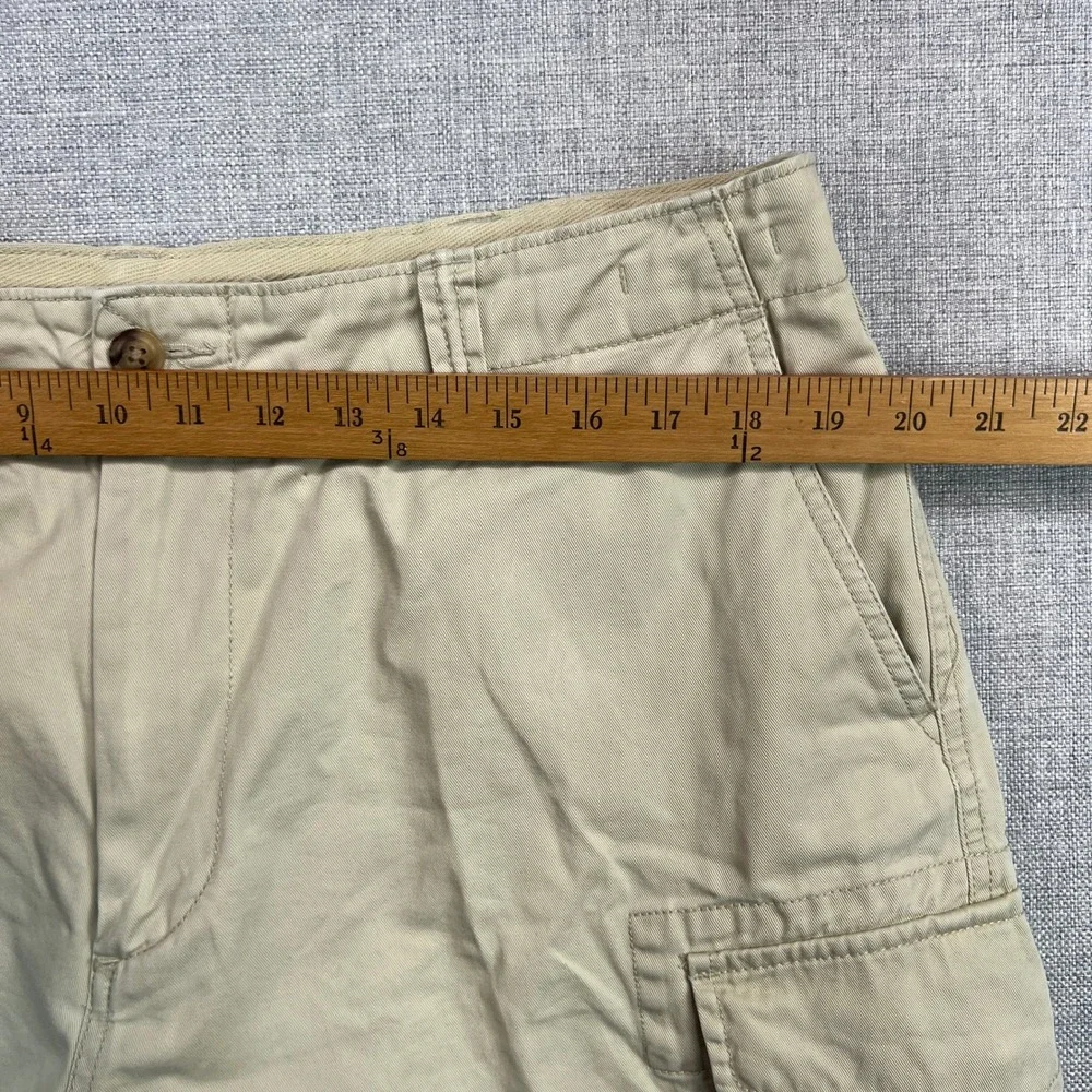 Polo Ralph Lauren Cargo Shorts Men 36x9 Tan Cotton‎ Relaxed Fit Preppy Classic